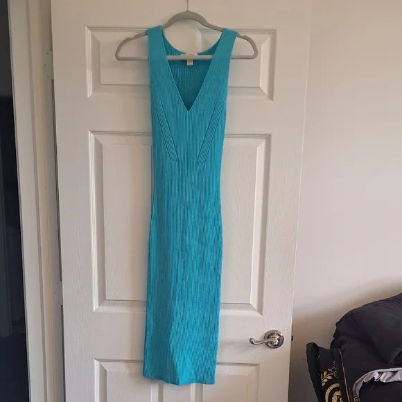 Michael Kors Turquoise Midi Dress - Picture 1 of 5